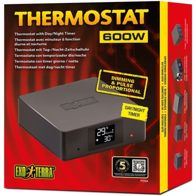 Terratuga Schildkrötenshop - Exoterra Thermostat 100 Watt Ideal für  Substratheizern und Wärmekabeln